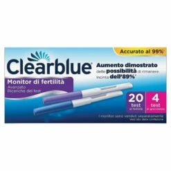 Procter & Gamble Srl Clearblue Fertilit& Stick Ricambi Per Clearblue Monitor Di Fertilit& Avanzato 20 Test Di Fertilit& + 4 Test Di Gravidanza