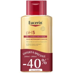 BEIERSDORF SpA EUCERIN BIPACCO PH5 OLIO DETERGENTE 200 ML + 200 ML