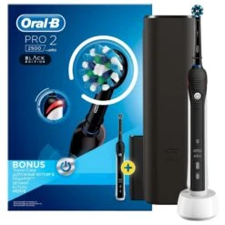 Procter & Gamble Srl Oral-B Power 2500 Spazzolino Elettrico Black Edition Colore Nero