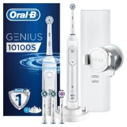 Procter & Gamble Srl Oral B Power Genius 10100S Bianco Spazzolino Elettrico