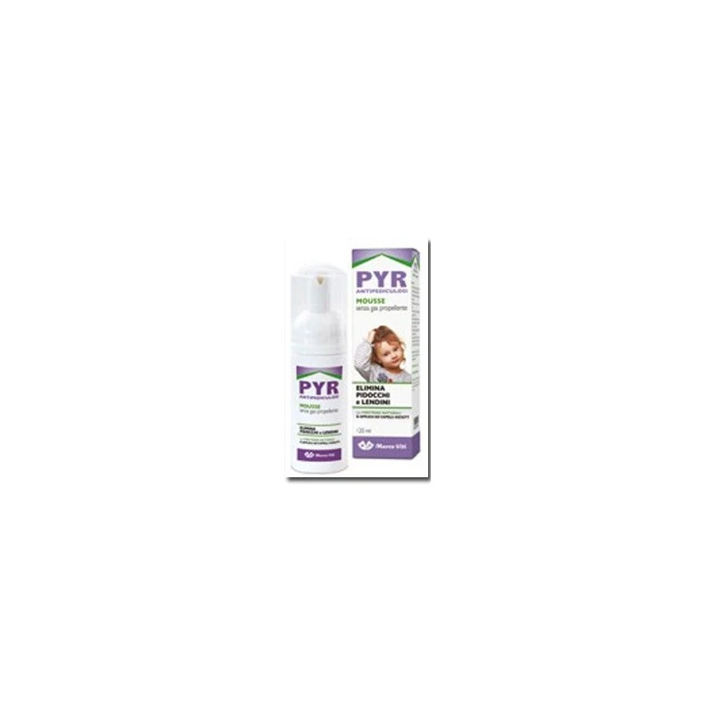MARCO VITI FARMACEUTICI SpA PYR ANTIPEDICUOSI MOUSSE 120ML 1 MARCO VITI FARMACEUTICI SpA PYR ANTIPEDICUOSI MOUSSE 120ML