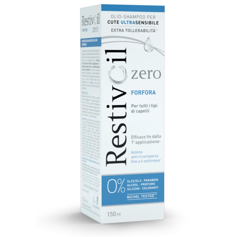 PERRIGO ITALIA Srl Restivoil Olio Shampoo Zero Forfora 150ml 1 PERRIGO ITALIA Srl Restivoil Olio Shampoo Zero Forfora 150ml