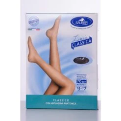 Sauber Linea Classica Collant Classico Maglia Microrete 70 Denari Taglia 1 Colore Neutro Beige