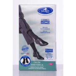 Sauber Linea Uomo Calza Anatomica Filato Q-Skin 70 Denari Taglia M Colore Antracite